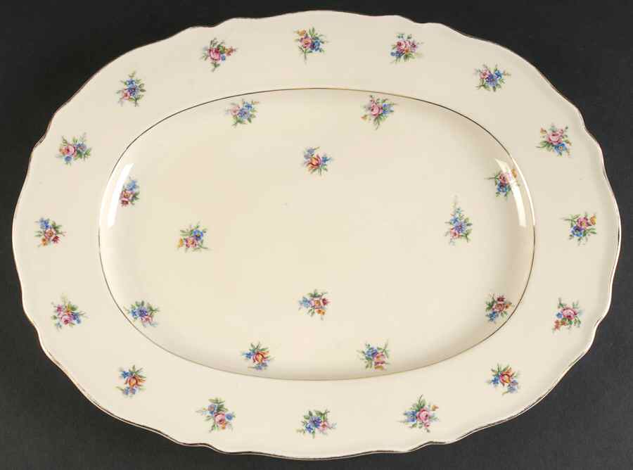 Martha 15" Oval Serving Platter by Franconia-Krautheim & Adelburg-1