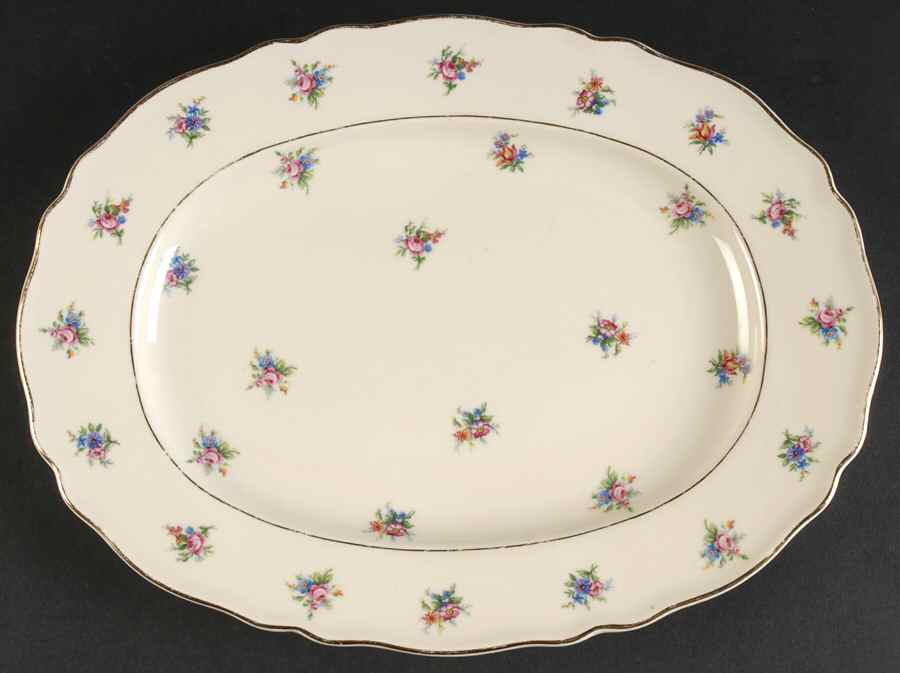 Martha 11" Oval Serving Platter by Franconia-Krautheim & Adelburg-1