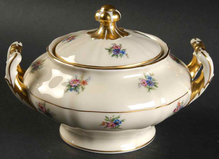 Martha Sugar Bowl & Lid by Franconia-Krautheim & Adelburg-1