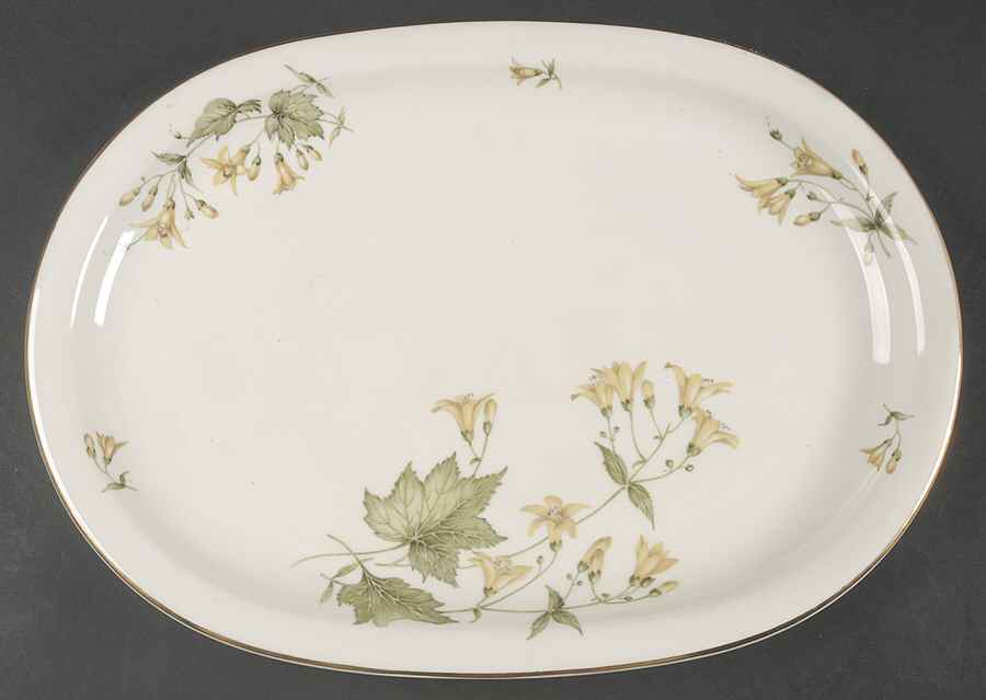 Maybelle 14" Oval Serving Platter by Franconia-Krautheim & Adelburg-1