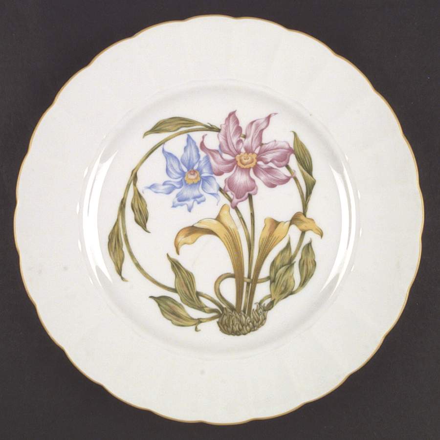 Orchid Dinner Plate by Franconia-Krautheim & Adelburg-1