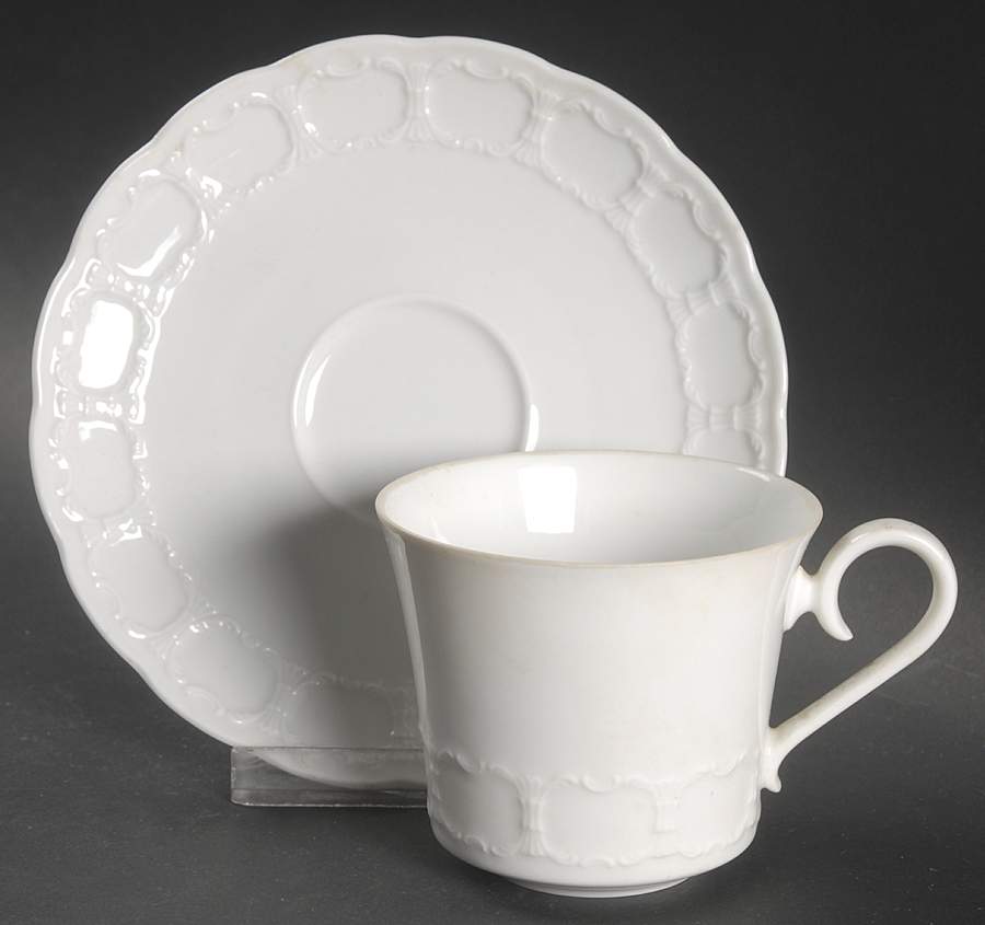 Overture Flat Cup & Saucer Set by Franconia-Krautheim & Adelburg-1