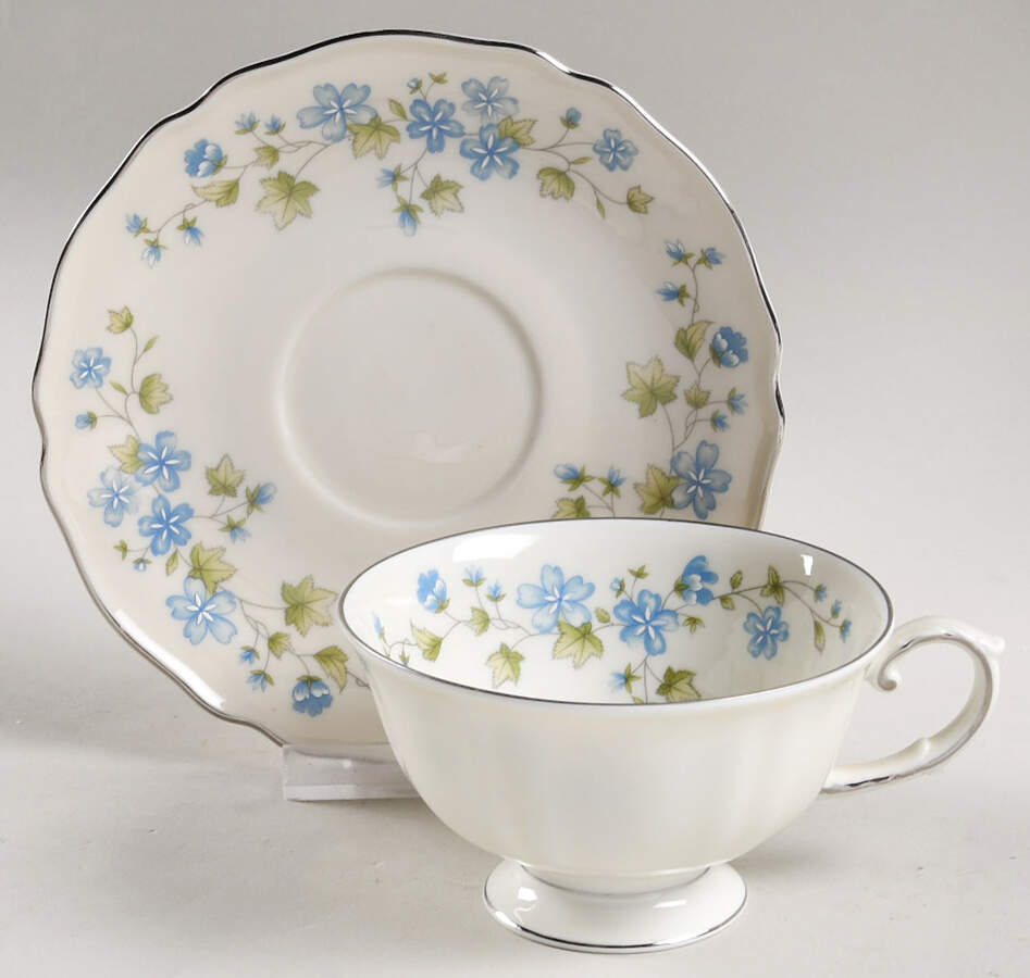 Park Lane Footed Cup & Saucer Set by Franconia-Krautheim & Adelburg-1