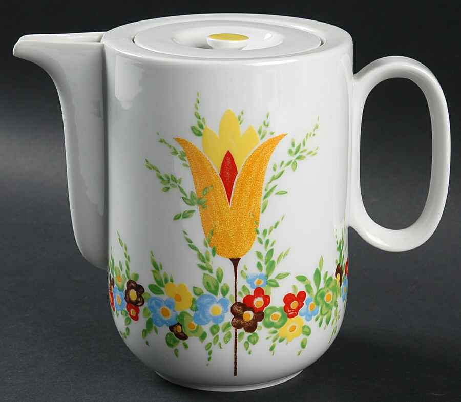 Palette Coffee Pot & Lid by Franconia-Krautheim & Adelburg-1