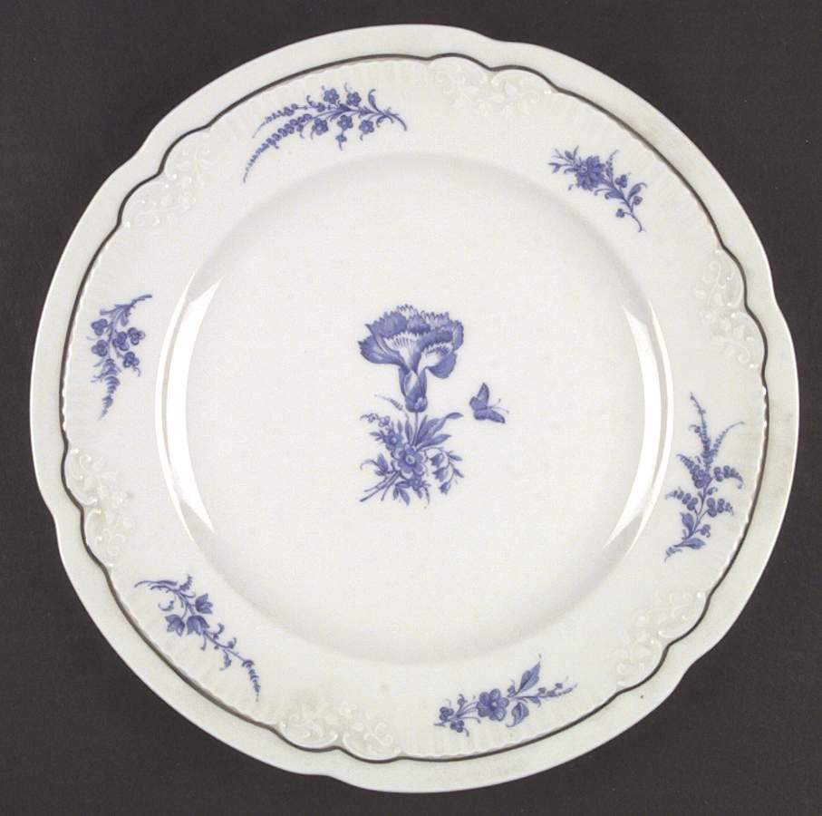Papillon Dinner Plate by Franconia-Krautheim & Adelburg-1