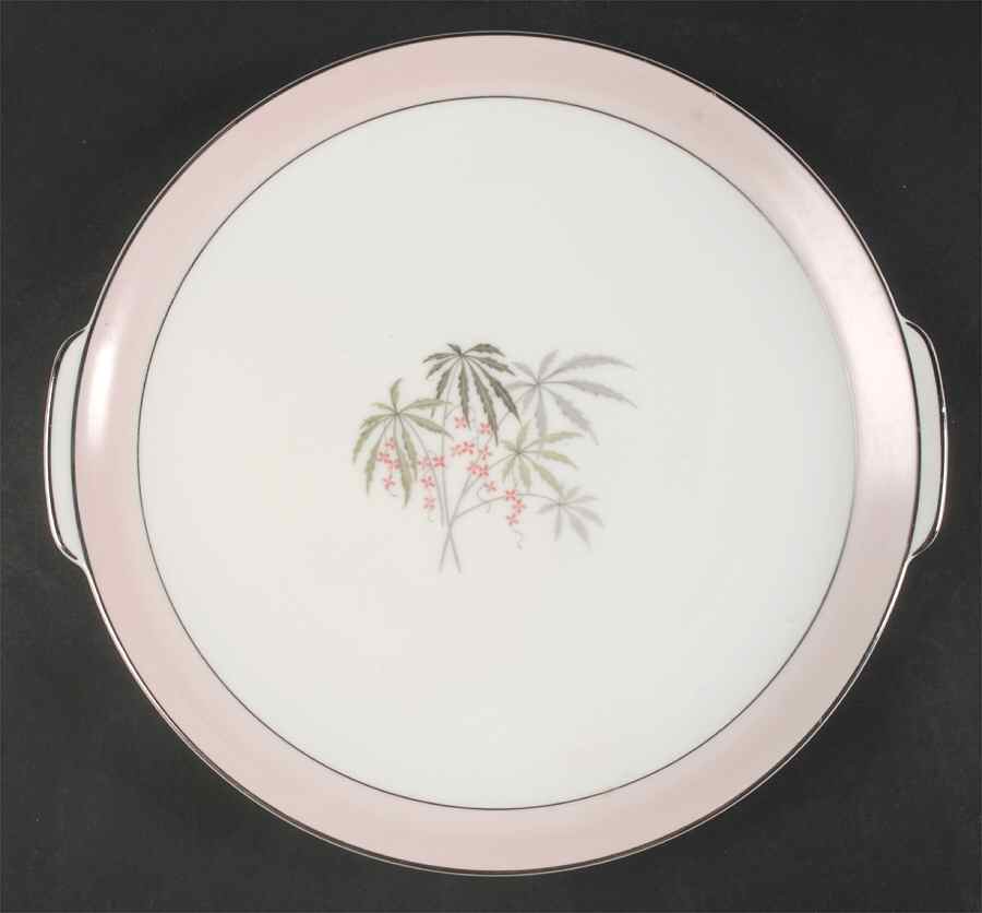 Palm Springs Handled Cake Plate by Franconia-Krautheim & Adelburg-1