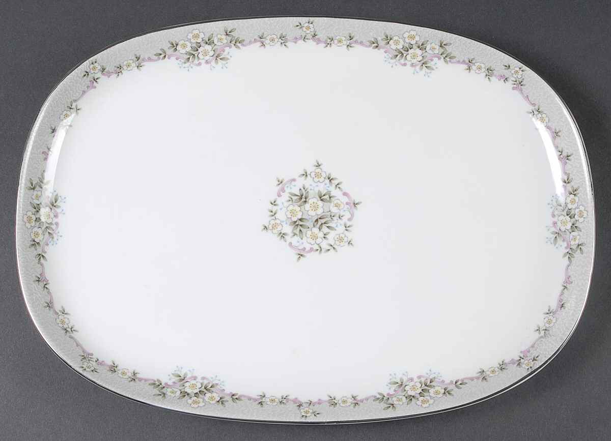 Priscilla 13" Oval Serving Platter by Franconia-Krautheim & Adelburg-1