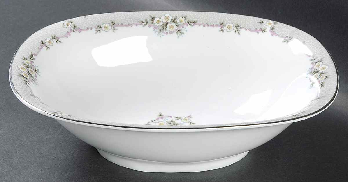 Priscilla 9" Oval Vegetable Bowl by Franconia-Krautheim & Adelburg-1