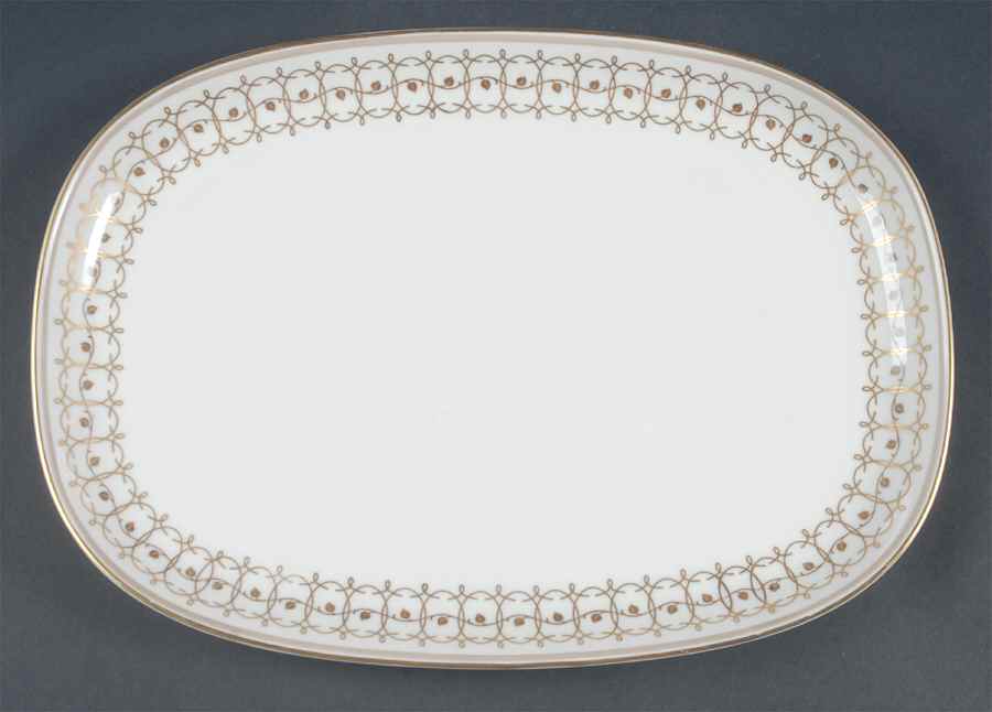 Rhythm 13" Oval Serving Platter by Franconia-Krautheim & Adelburg-1