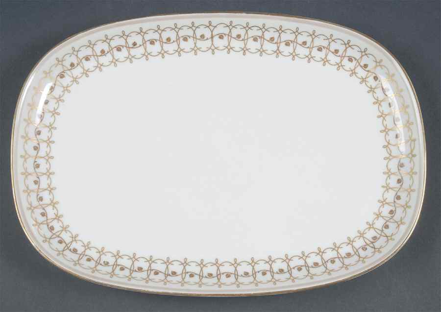 Rhythm 12" Oval Serving Platter by Franconia-Krautheim & Adelburg-1