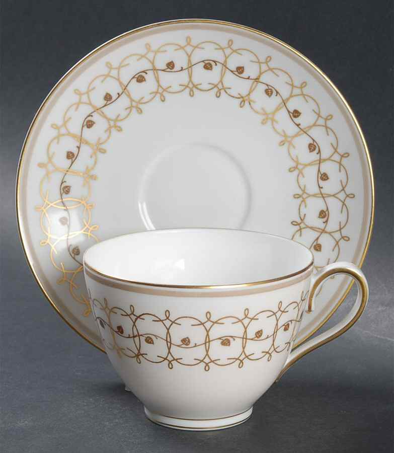 Rhythm Flat Cup & Saucer Set by Franconia-Krautheim & Adelburg-1