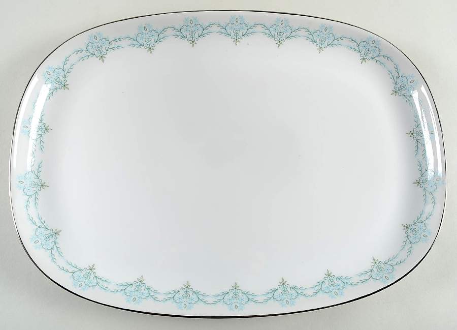 Romance 15" Oval Serving Platter by Franconia-Krautheim & Adelburg-1