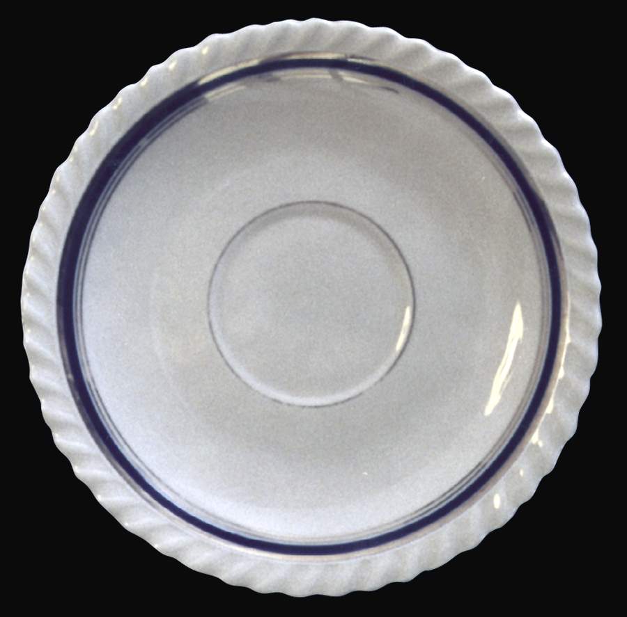 Sapphire Blue (Gadroon Edge) Saucer by Franconia-Krautheim & Adelburg-1