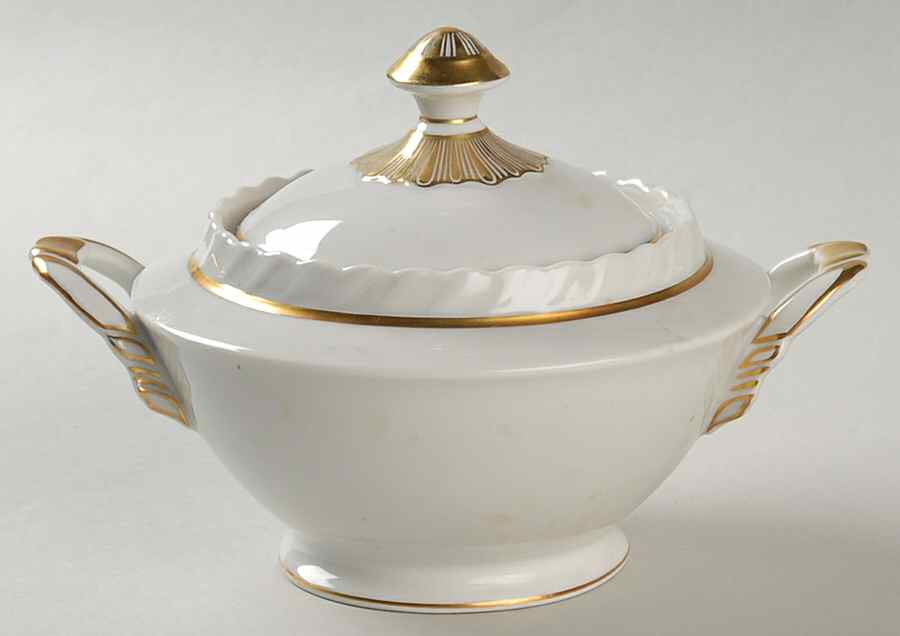 Symphony Sugar Bowl & Lid by Franconia-Krautheim & Adelburg-1