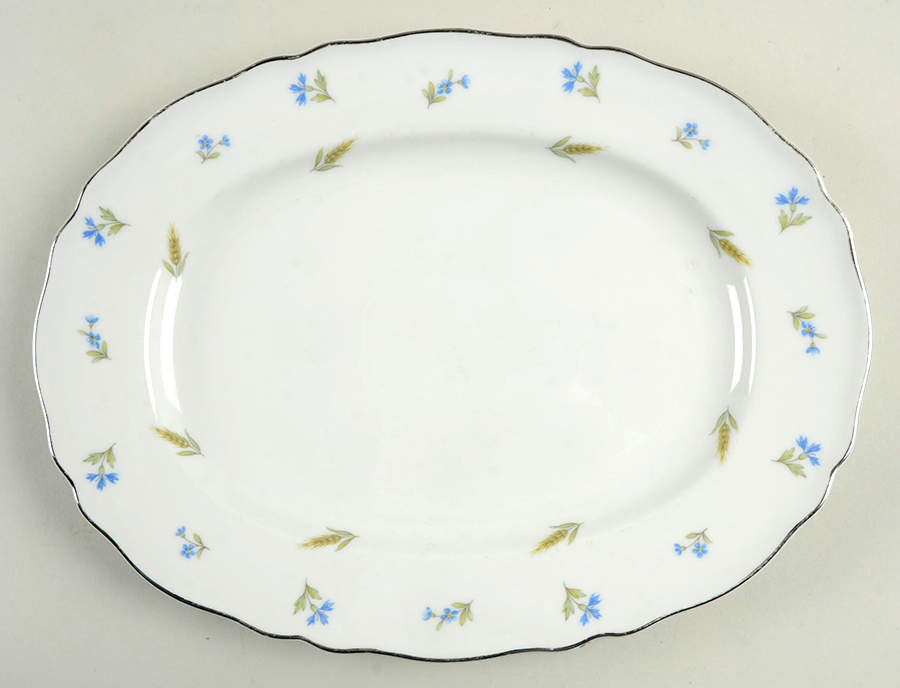 Waverly 11" Oval Serving Platter by Franconia-Krautheim & Adelburg-1
