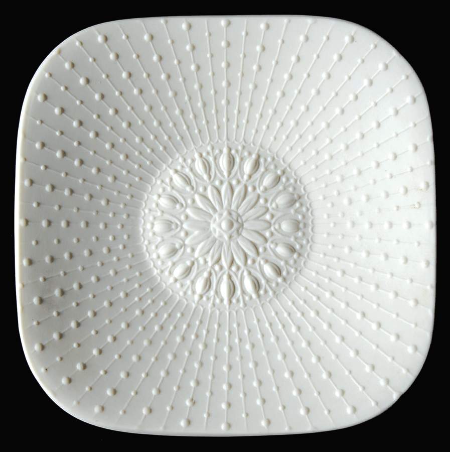 White Dimensions 4" Square Sweet Meat by Franconia-Krautheim & Adelburg-1