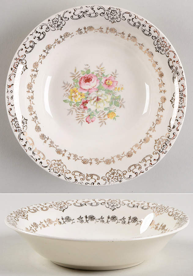 Old Lace Coupe Cereal Bowl by French Saxon-1