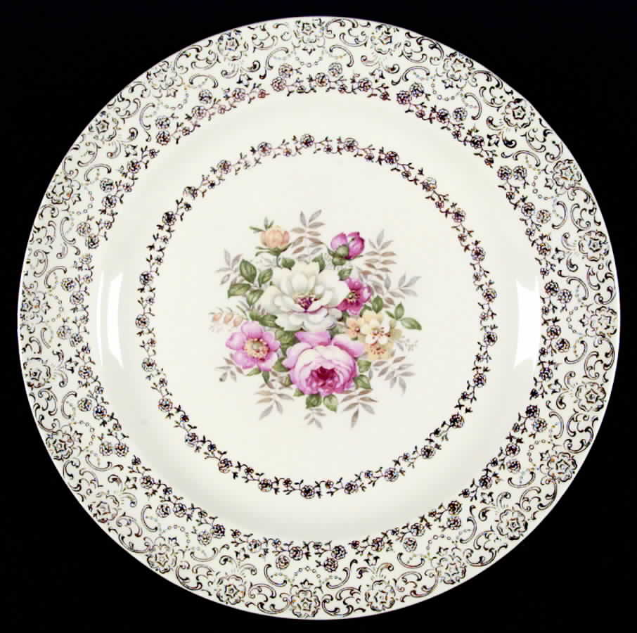 Old Lace Dinner Plate by French Saxon-1