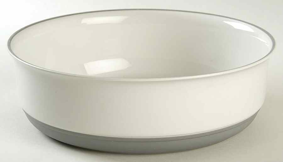 Villa Grande Grey 8" Round Vegetable Bowl by Fuji-1
