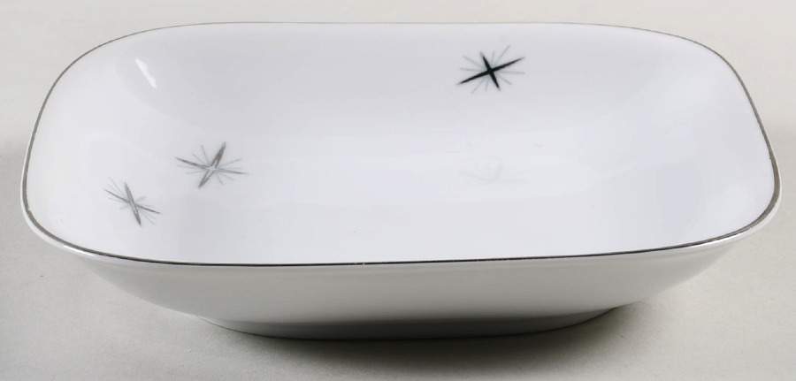 Cross Star (Square) Coupe Soup Bowl by Fukagawa-1