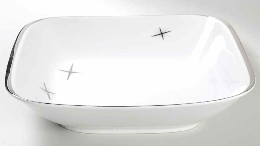 Cross Star (Square) 9" Square Vegetable Bowl by Fukagawa-1