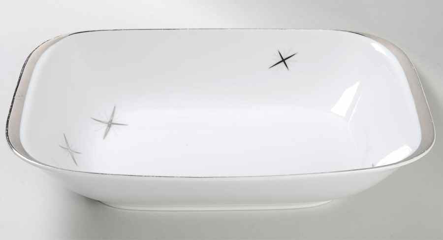Cross Star (Square) 10" Rectangular Vegetable Bowl by Fukagawa-1