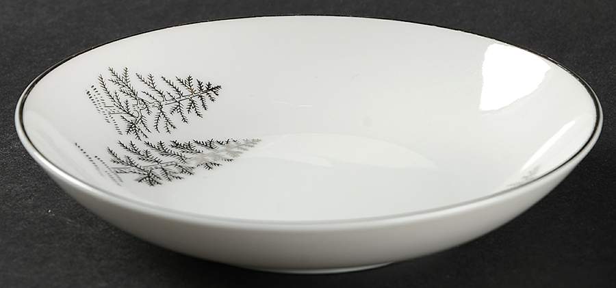 Silver Tree (Coupe) Fruit/Dessert (Sauce) Bowl by Fukagawa-1