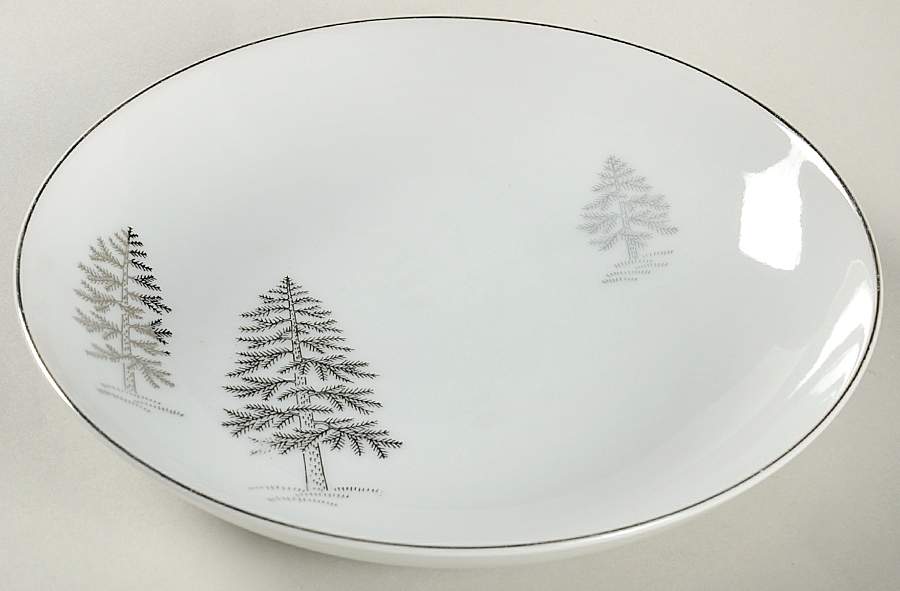 Silver Tree (Coupe) Coupe Soup Bowl by Fukagawa-1