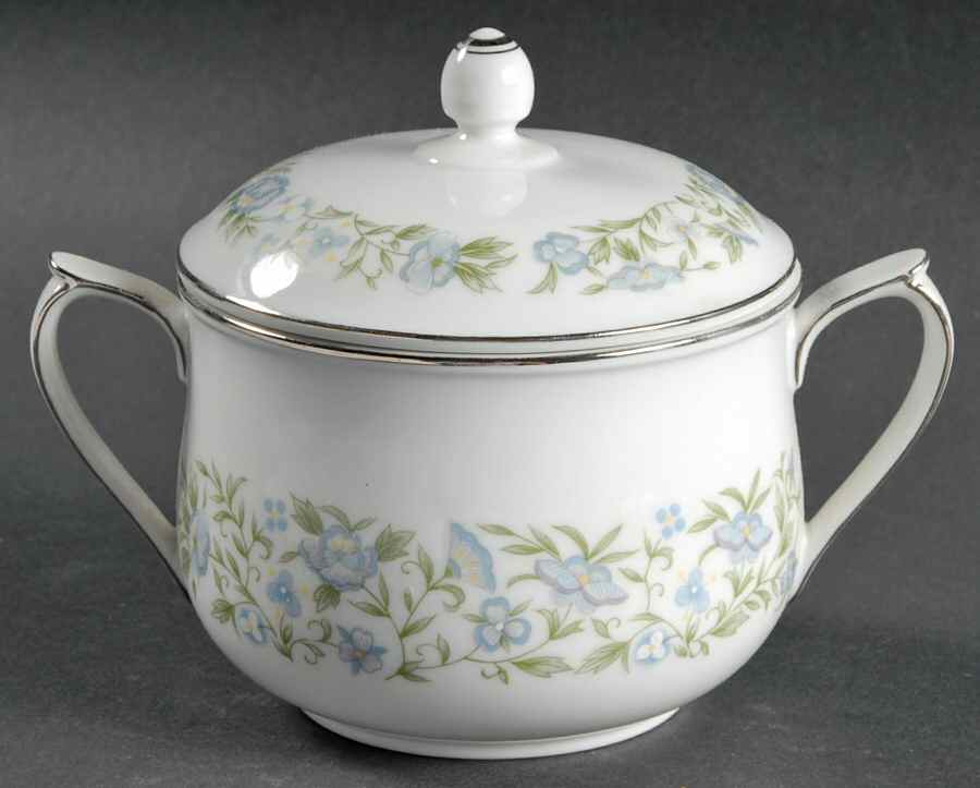 Promenade Sugar Bowl & Lid by Fukagawa-1