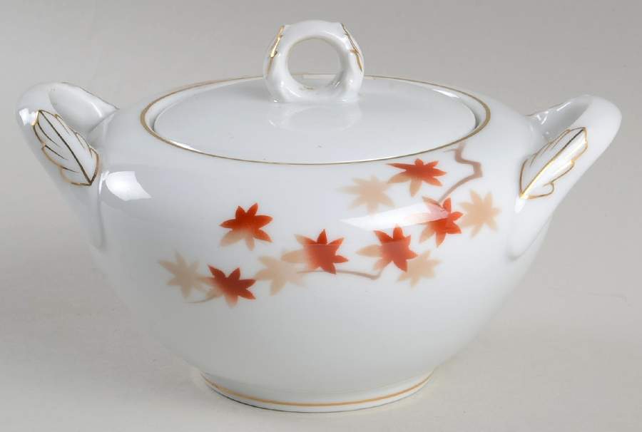 719 Sugar Bowl & Lid by Fukagawa-1