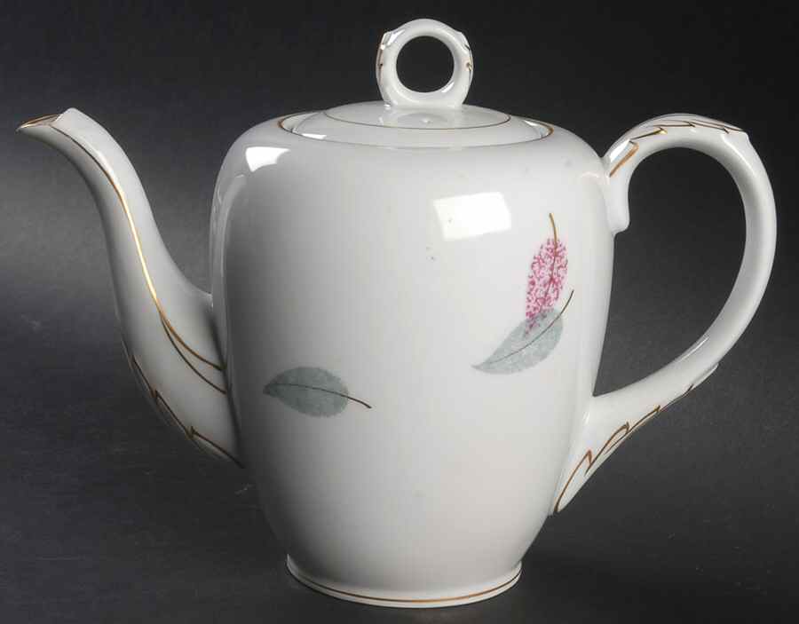 Autumn Leaves Teapot & Lid by Fukagawa-1