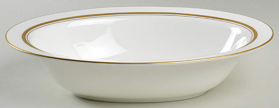 Dorset 11" Oval Vegetable Bowl by Fukagawa-1
