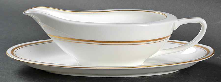 Dorset Gravy Boat & Underplate/Relish by Fukagawa-1