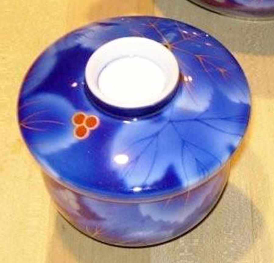 FUK8 Sugar Bowl & Lid by Fukagawa-1