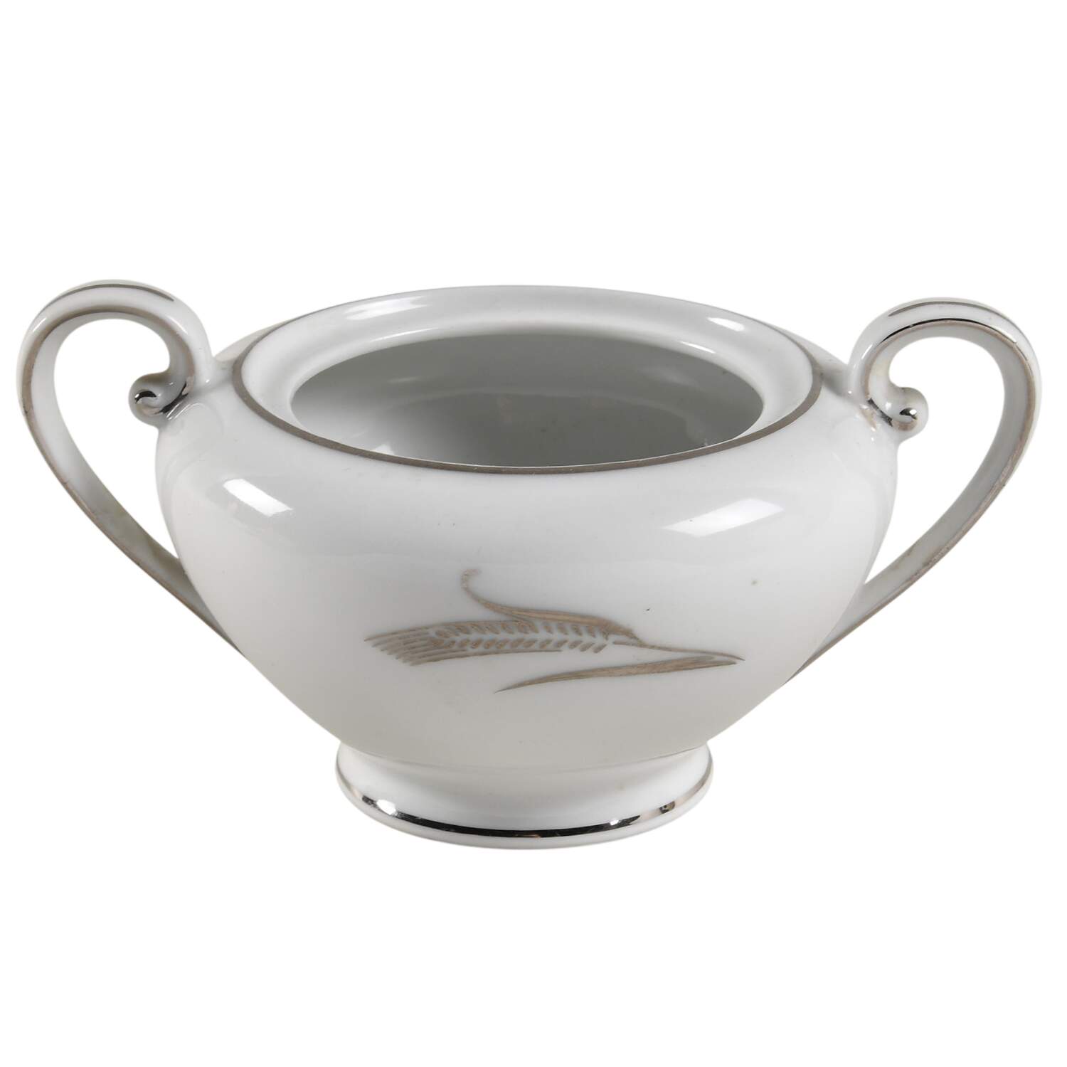 Landscape Sugar Bowl No Lid by Fukagawa-1