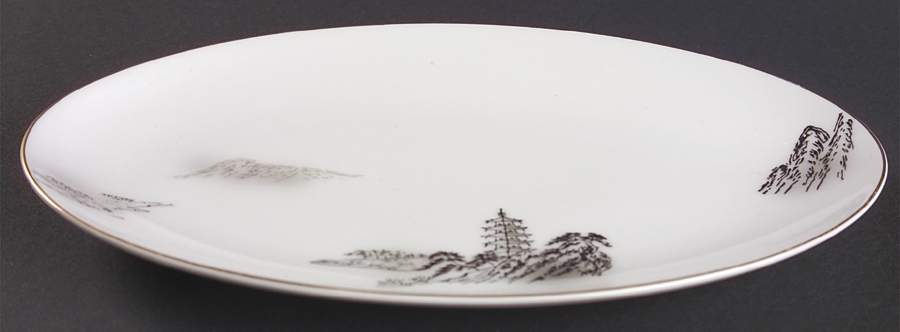Landscape Relish/Gravy Underplate by Fukagawa-1