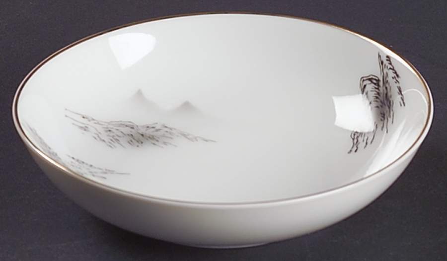 Landscape Fruit/Dessert (Sauce) Bowl by Fukagawa-1