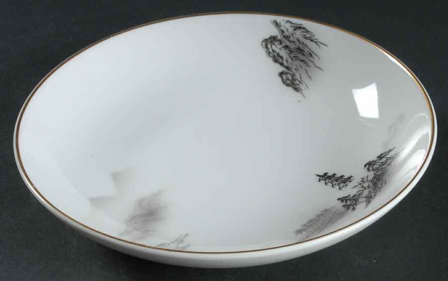 Landscape Fruit/Dessert (Sauce) Bowl by Fukagawa-1