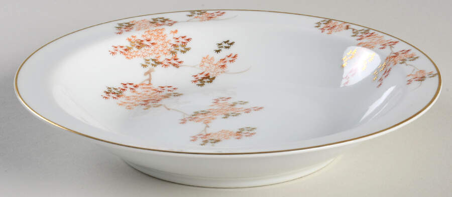 Maple (Rim) Rim Soup Bowl by Fukagawa-1