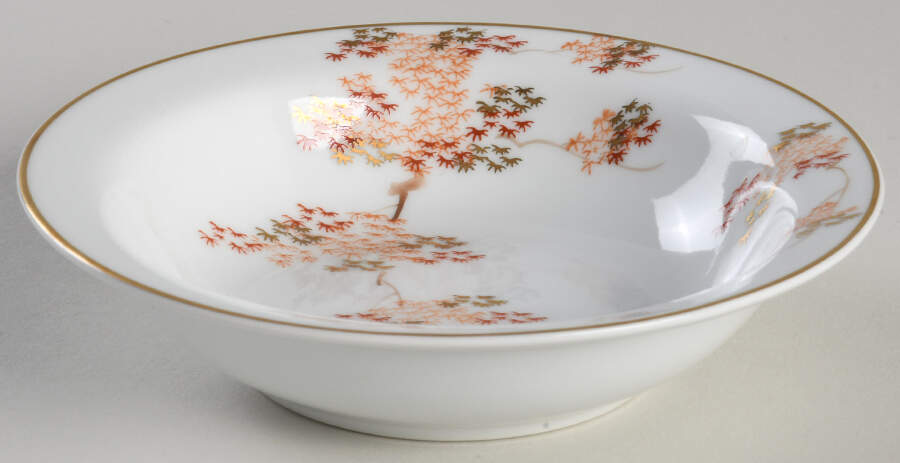 Maple (Rim) Fruit/Dessert (Sauce) Bowl by Fukagawa-1