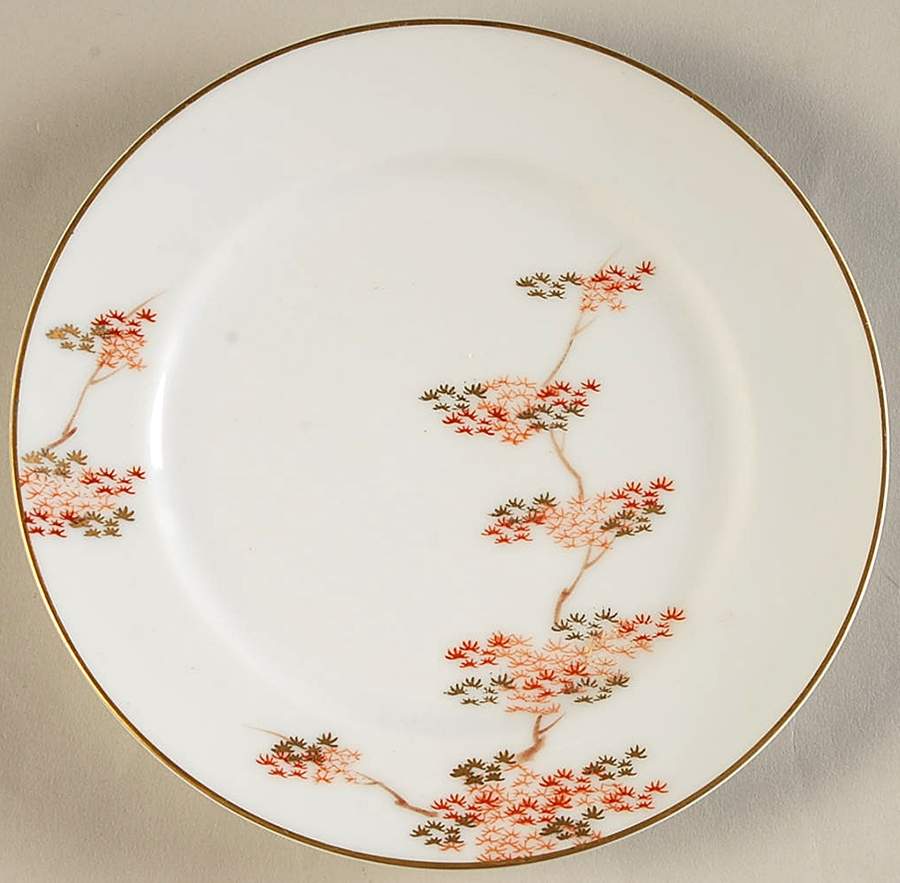 Maple (Rim) Bread & Butter Plate by Fukagawa-1