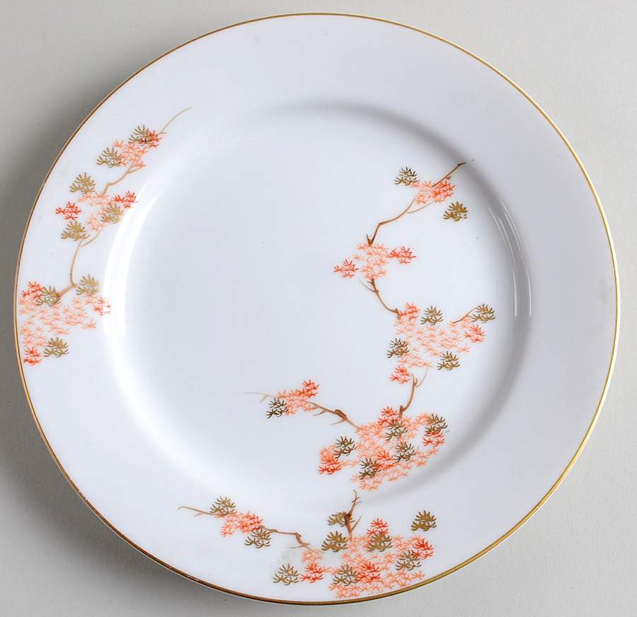 Maple (Rim) Salad Plate by Fukagawa-1