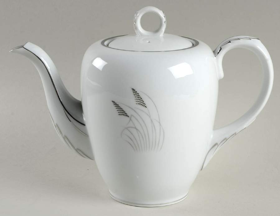 Moon Glow (Black Plant) Coffee Pot & Lid by Fukagawa-1