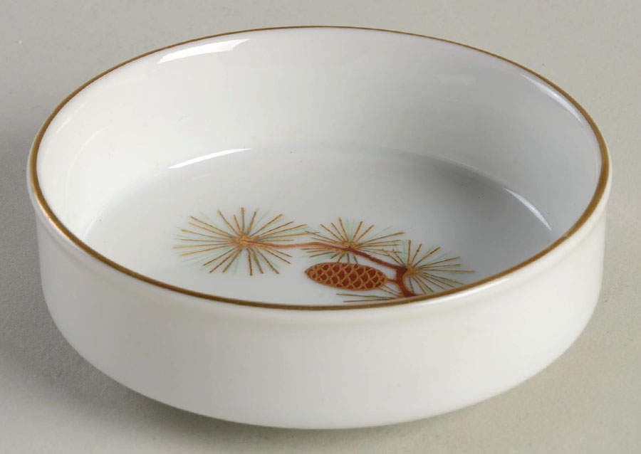 Pine Cone (Coupe Shape) Coaster by Fukagawa-1