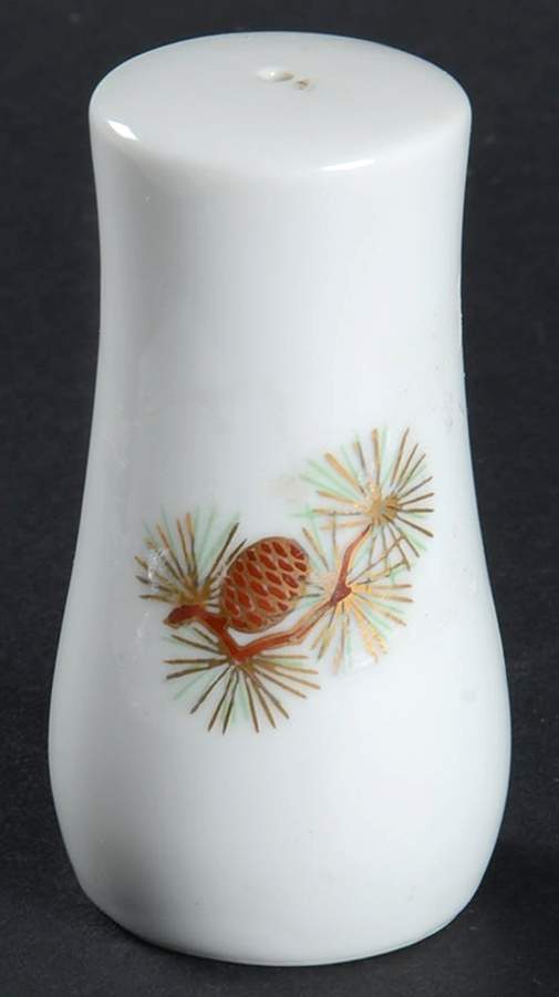 Pine Cone (Coupe Shape) Salt Shaker by Fukagawa-1