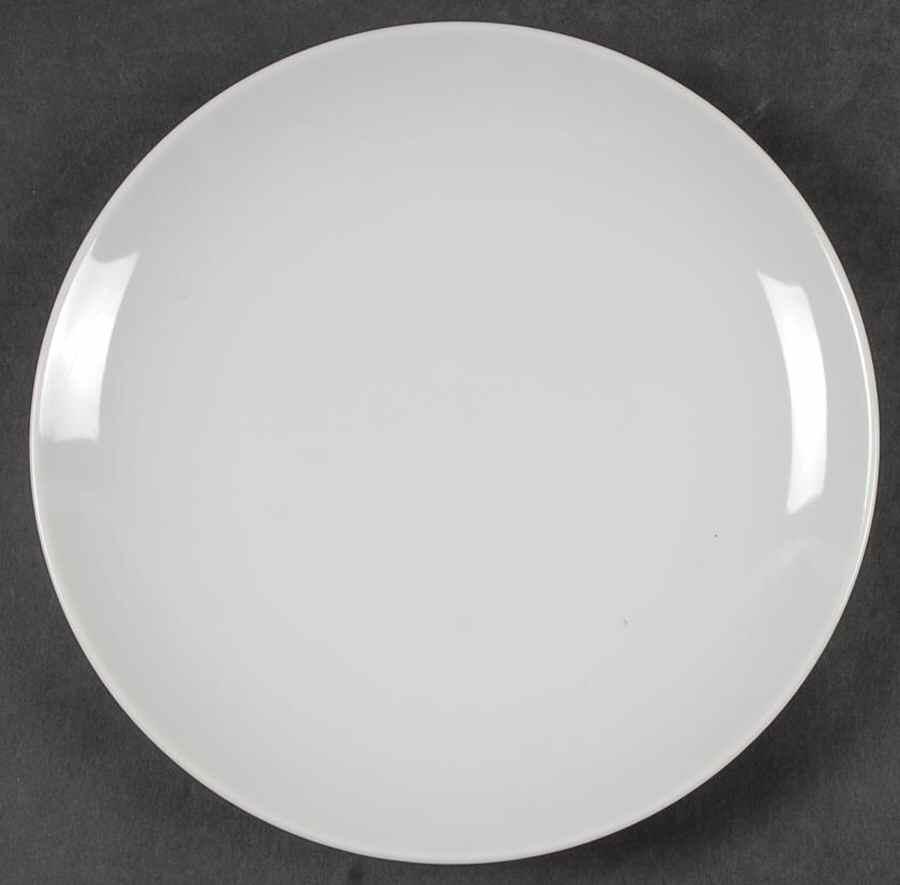 Plain White Bread & Butter Plate by Fukagawa-1