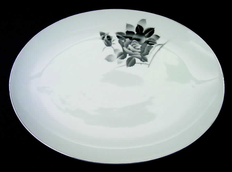 Princess 16" Oval Serving Platter by Fukagawa-1