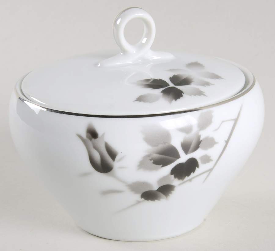 Princess Sugar Bowl & Lid by Fukagawa-1