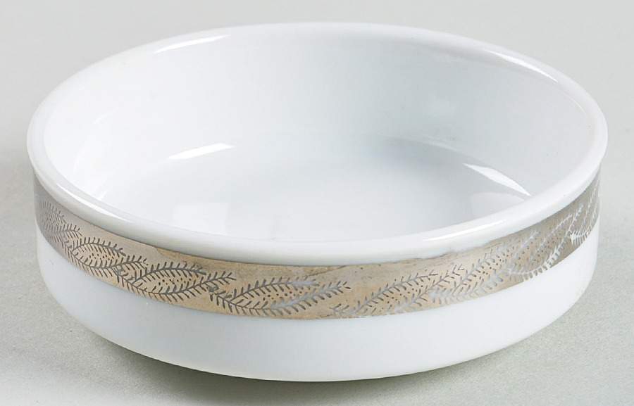 Silver Lichen Coaster by Fukagawa-1