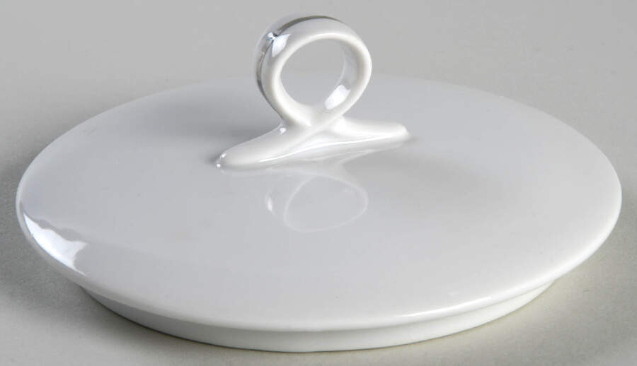 Silver Lichen Lid for Sugar Bowl by Fukagawa-1